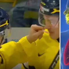 Ishockey spelare använder luktsalt. Det kan vara farligt för lungorna.