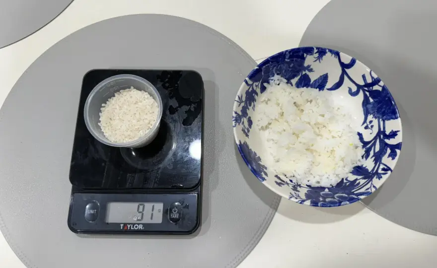 Råris kalorier - Torr vs. kokt vikt: Räkna rätt & portionera smart