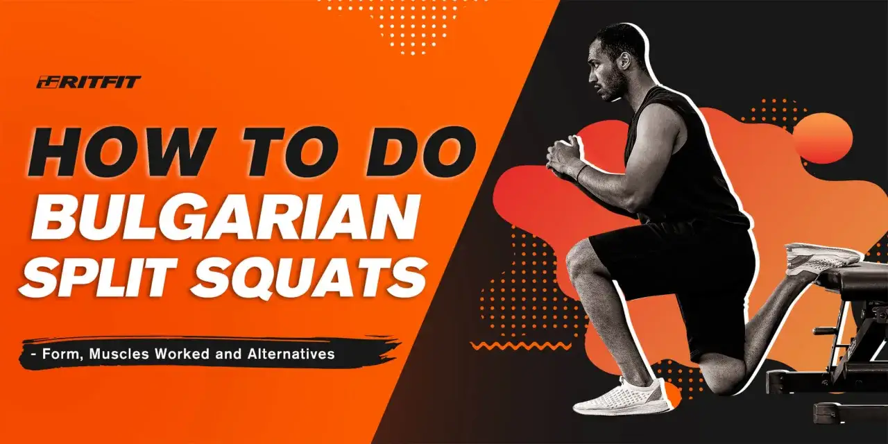 Man utför bulgarian split squat. Lär dig rätt form, vilka muskler som tränas och alternativ.